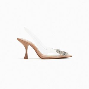 Zara vinyl heels
